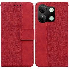 Geometric Embossed Leather Phone Case