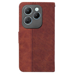 Geometric Embossed Leather Phone Case