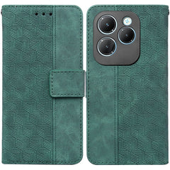 Geometric Embossed Leather Phone Case, For Infinix Note 40 Pro 5G / 40 Pro 4G, For Infinix Note 40 Pro+, For Infinix Note 40 4G, For Infinix Hot 40 / 40 Pro, For Infinix Smart 7 India / 7 Plus