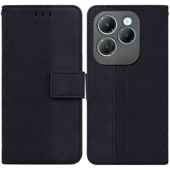 Geometric Embossed Leather Phone Case