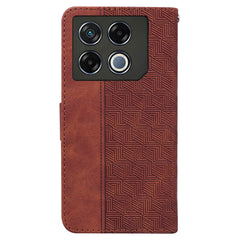 Geometric Embossed Leather Phone Case