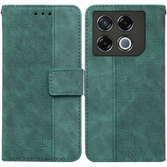 Geometric Embossed Leather Phone Case, For Infinix Hot 50i / Smart 9, For Infinix Hot 50 4G, For Infinix Hot 50 5G, For Infinix Note 40 5G, For Infinix GT 20 Pro