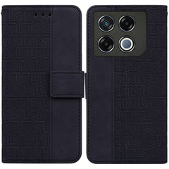 Geometric Embossed Leather Phone Case