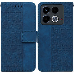 Geometric Embossed Leather Phone Case, For Infinix Note 40 Pro 5G / 40 Pro 4G, For Infinix Note 40 Pro+, For Infinix Note 40 4G, For Infinix Hot 40 / 40 Pro, For Infinix Smart 7 India / 7 Plus