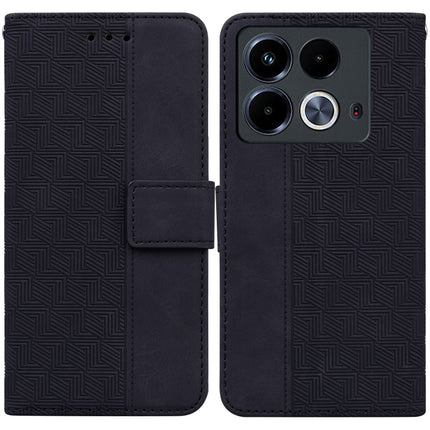 Geometric Embossed Leather Phone Case, For Infinix Note 40 4G, For Infinix Hot 40 / 40 Pro, For Infinix Smart 7 India / 7 Plus, For Infinix Smart 7 HD