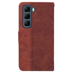 Geometric Embossed Leather Phone Case