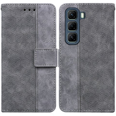 Geometric Embossed Leather Phone Case