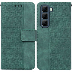 Geometric Embossed Leather Phone Case, For Infinix Hot 50i / Smart 9, For Infinix Hot 50 4G, For Infinix Hot 50 5G, For Infinix Note 40 5G, For Infinix GT 20 Pro