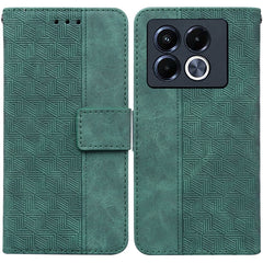 Geometric Embossed Leather Phone Case, For Infinix Hot 50i / Smart 9, For Infinix Hot 50 4G, For Infinix Hot 50 5G, For Infinix Note 40 5G, For Infinix GT 20 Pro