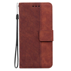 Geometric Embossed Leather Phone Case, For Infinix Hot 50i / Smart 9, For Infinix Hot 50 4G, For Infinix Hot 50 5G, For Infinix Note 40 5G, For Infinix GT 20 Pro