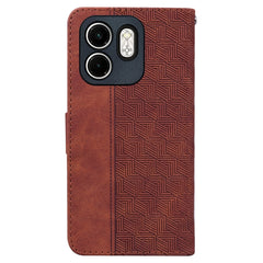 Geometric Embossed Leather Phone Case, For Infinix Hot 50i / Smart 9, For Infinix Hot 50 4G, For Infinix Hot 50 5G, For Infinix Note 40 5G, For Infinix GT 20 Pro