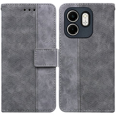 Geometric Embossed Leather Phone Case, For Infinix Hot 50i / Smart 9, For Infinix Hot 50 4G, For Infinix Hot 50 5G, For Infinix Note 40 5G, For Infinix GT 20 Pro