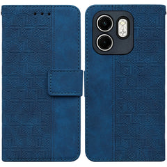 Geometric Embossed Leather Phone Case
