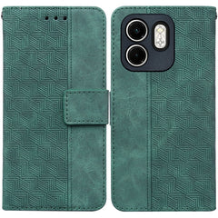 Geometric Embossed Leather Phone Case