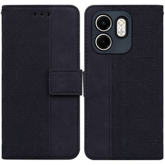 Geometric Embossed Leather Phone Case, For Infinix Hot 50i / Smart 9, For Infinix Hot 50 4G, For Infinix Hot 50 5G, For Infinix Note 40 5G, For Infinix GT 20 Pro