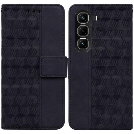 Geometric Embossed Leather Phone Case, For Infinix Note 50 Pro+, For Infinix Note 50 4G / Note 50 Pro 4G, For Infinix Hot 50 Pro 4G, For Infinix Hot 50i / Smart 9
