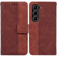 Geometric Embossed Leather Phone Case
