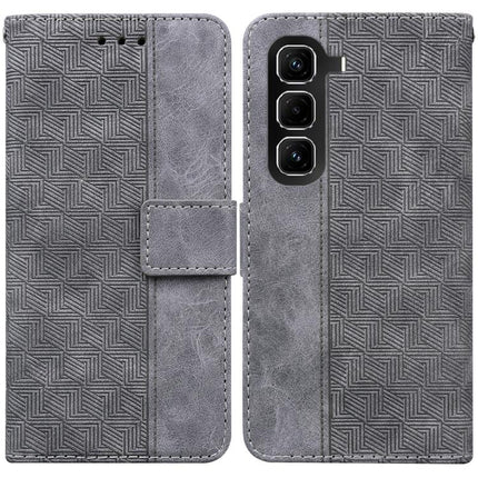 Geometric Embossed Leather Phone Case, For Infinix Hot 50 Pro+ 4G, For Infinix Hot 50 4G, For Infinix Hot 50 5G, For Infinix Zero 40 4G / 5G