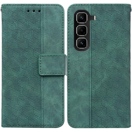 Geometric Embossed Leather Phone Case, For Infinix Hot 50 Pro+ 4G, For Infinix Hot 50 4G, For Infinix Hot 50 5G, For Infinix Zero 40 4G / 5G
