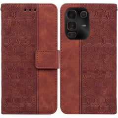 Geometric Embossed Leather Phone Case
