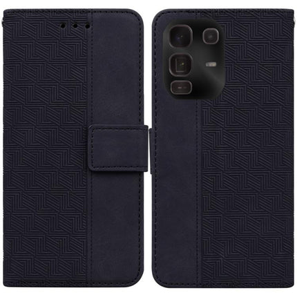 Geometric Embossed Leather Phone Case, For Infinix Note 50 Pro+, For Infinix Note 50 4G / Note 50 Pro 4G, For Infinix Hot 50 Pro 4G, For Infinix Hot 50i / Smart 9