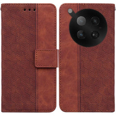 Geometric Embossed Leather Phone Case