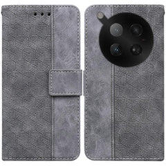 Geometric Embossed Leather Phone Case