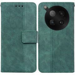 Geometric Embossed Leather Phone Case