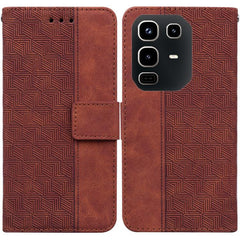 Geometric Embossed Leather Phone Case