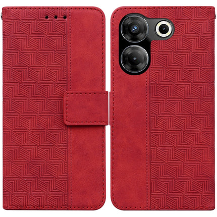 Geometric Embossed Leather Phone Case, For Tecno Camon 20 Pro 5G, For Tecno Pova 5, For Tecno Spark 10 5G, For Tecno Spark 10 Pro