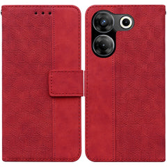 Geometric Embossed Leather Phone Case
