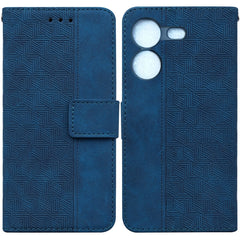 Geometric Embossed Leather Phone Case