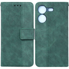 Geometric Embossed Leather Phone Case