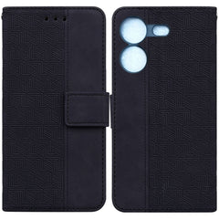 Geometric Embossed Leather Phone Case