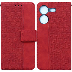 Geometric Embossed Leather Phone Case, For Tecno Camon 20 Pro 5G, For Tecno Pova 5, For Tecno Spark 10 5G, For Tecno Spark 10 Pro, For Tecno Spark 10 / Spark 10C