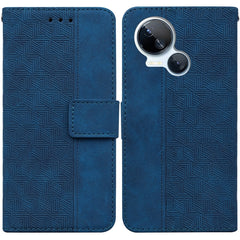 Geometric Embossed Leather Phone Case