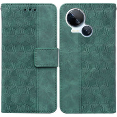 Geometric Embossed Leather Phone Case