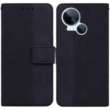 Geometric Embossed Leather Phone Case, For Tecno Camon 20 Pro 5G, For Tecno Pova 5, For Tecno Spark 10 5G, For Tecno Spark 10 Pro