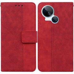 Geometric Embossed Leather Phone Case, For Tecno Camon 20 Pro 5G, For Tecno Pova 5, For Tecno Spark 10 5G, For Tecno Spark 10 Pro, For Tecno Spark 10 / Spark 10C