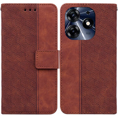 Geometric Embossed Leather Phone Case, For Tecno Camon 20 Pro 5G, For Tecno Pova 5, For Tecno Spark 10 5G, For Tecno Spark 10 Pro, For Tecno Spark 10 / Spark 10C