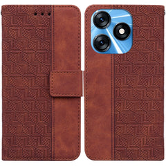 Geometric Embossed Leather Phone Case, For Tecno Camon 20 Pro 5G, For Tecno Pova 5, For Tecno Spark 10 5G, For Tecno Spark 10 Pro, For Tecno Spark 10 / Spark 10C