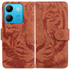 Tiger Embossing Pattern Flip Leather Phone Case, For Infinix Note 30 VIP, For Infinix Hot 30 Play, For Infinix Hot 30, For Infinix Smart 7 African