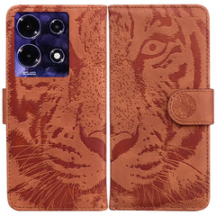 Tiger Embossing Pattern Flip Leather Phone Case