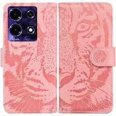 Tiger Embossing Pattern Flip Leather Phone Case