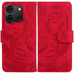 Tiger Embossing Pattern Flip Leather Phone Case, For Infinix Note 40 Pro 4G / 5G, For Infinix Note 40 Pro+, For Infinix Note 40 4G, For Infinix Hot 40 / 40 Pro, For Infinix Smart 7 India/7 Plus