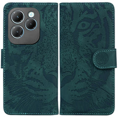 Tiger Embossing Pattern Flip Leather Phone Case, For Infinix Note 40 Pro 4G / 5G, For Infinix Note 40 Pro+, For Infinix Note 40 4G, For Infinix Hot 40 / 40 Pro, For Infinix Smart 7 India/7 Plus