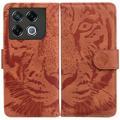 Tiger Embossing Pattern Flip Leather Phone Case