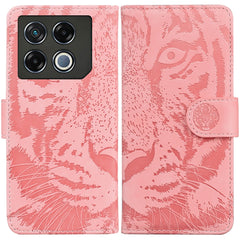 Tiger Embossing Pattern Flip Leather Phone Case