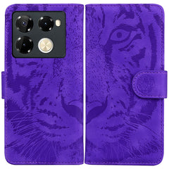 Tiger Embossing Pattern Flip Leather Phone Case, For Infinix Note 40 Pro 4G / 5G, For Infinix Note 40 Pro+, For Infinix Note 40 4G, For Infinix Hot 40 / 40 Pro, For Infinix Smart 7 India/7 Plus