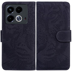 Tiger Embossing Pattern Flip Leather Phone Case, For Infinix Note 40 Pro 4G / 5G, For Infinix Note 40 Pro+, For Infinix Note 40 4G, For Infinix Hot 40 / 40 Pro, For Infinix Smart 7 India/7 Plus